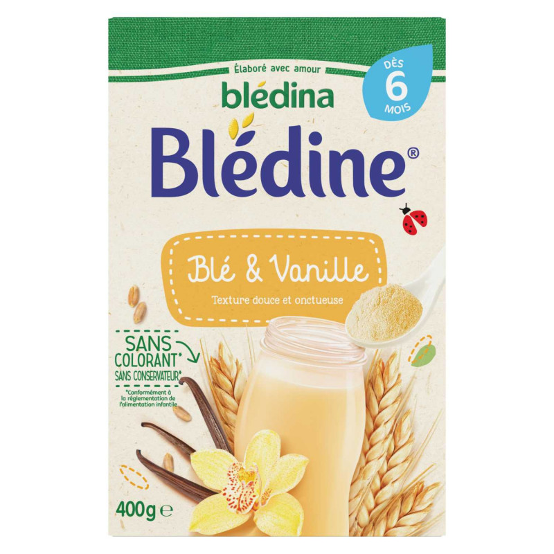 Bột pha sữa Bledina 6M vị vani 400g - Pháp