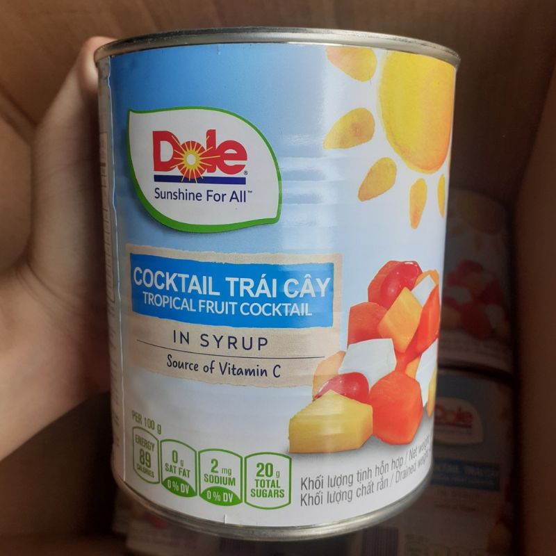 Cocktail trái cây dole 836g