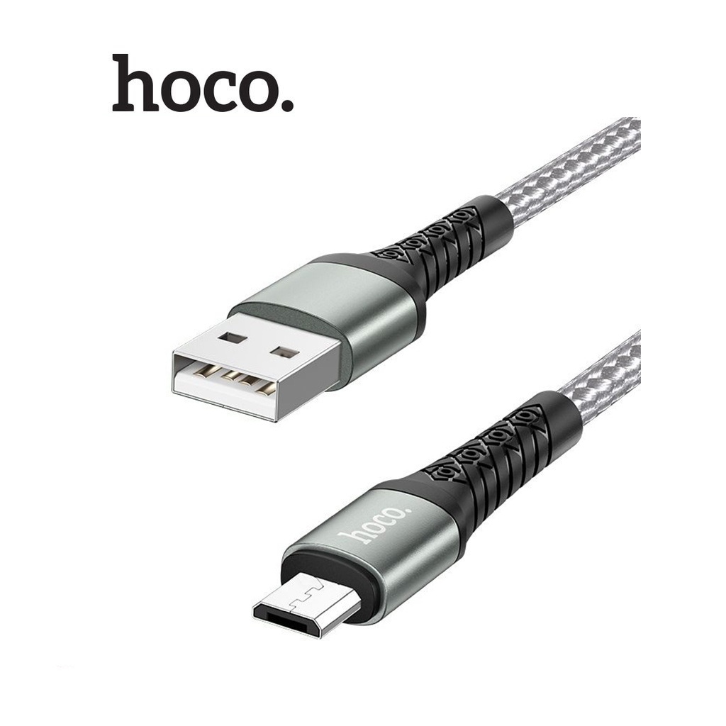 Cáp sạc Hoco DU19 sạc nhanh 3A dây dù siêu bền cho Android