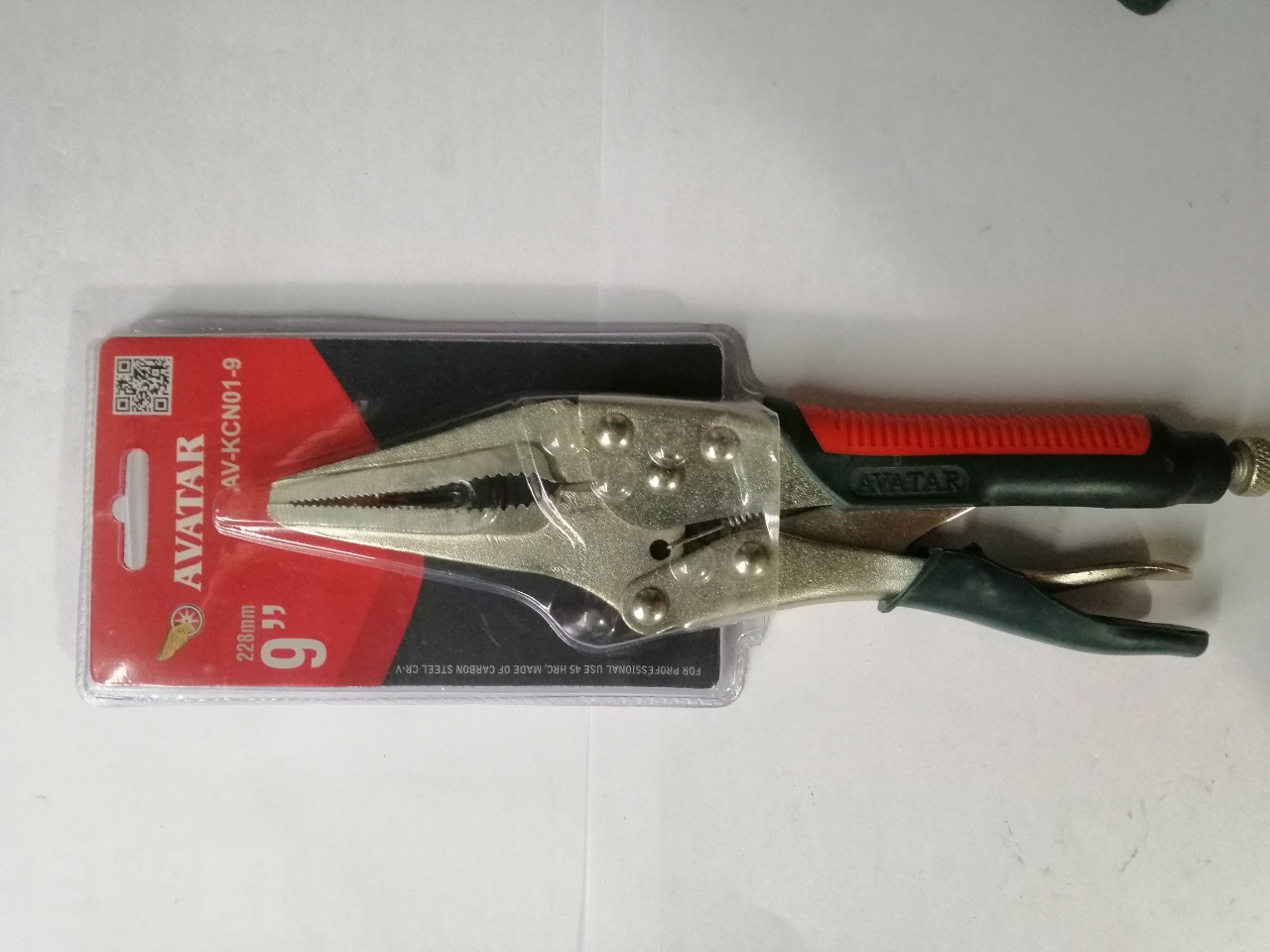 Kìm chết miệng nhọn mỏ nhọn 9'' (230mm) hiệu Avatar