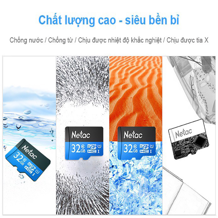 [HCM]Thẻ nhớ Netac 32Gb Class 10 chuyên camera