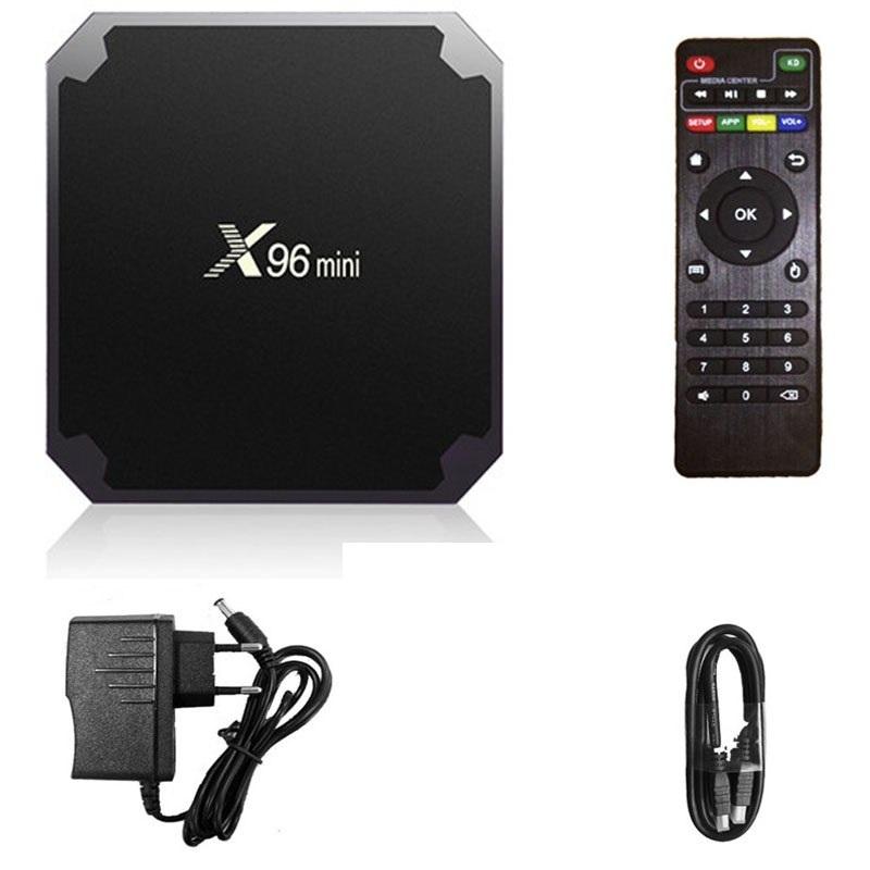 (xã kho 3 ngày ) Android tivi box X96 Mini - Android 7.1.2 - Ram 2GB- Rom 16GB (không kèm dây AV)