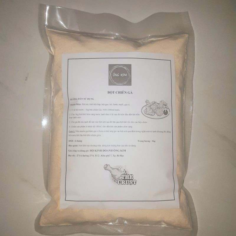 [HCM]Bột Chiên Gà Rán Ông Kim (1kg)
