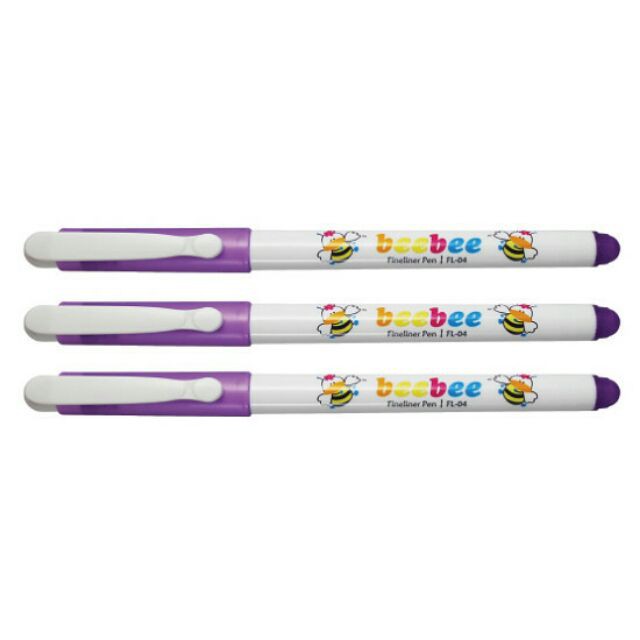 Bút Lông Kim Thiên Long FL-04 Beebee Màu Tím