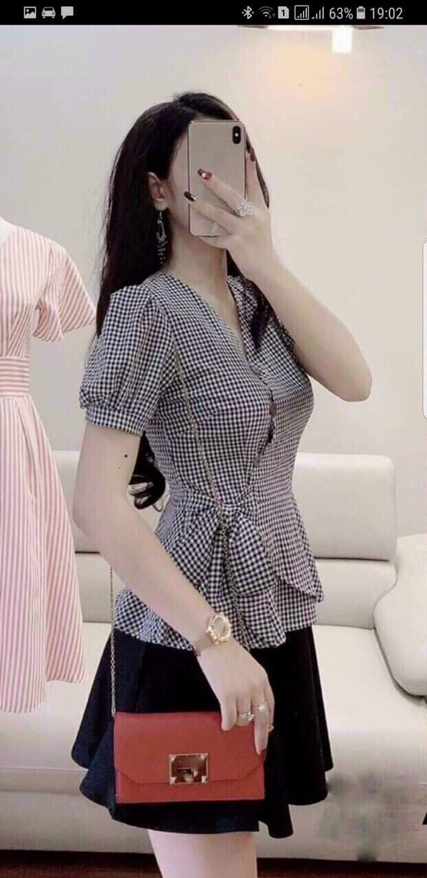 SÉT ÁO KATE VÁY UMI QUÁ ĐẸP (váy có lót ) qc