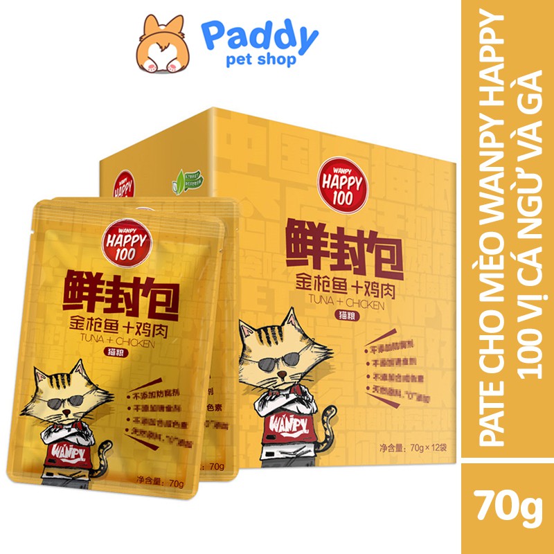 Pate Mèo Wanpy Happy 100 70g