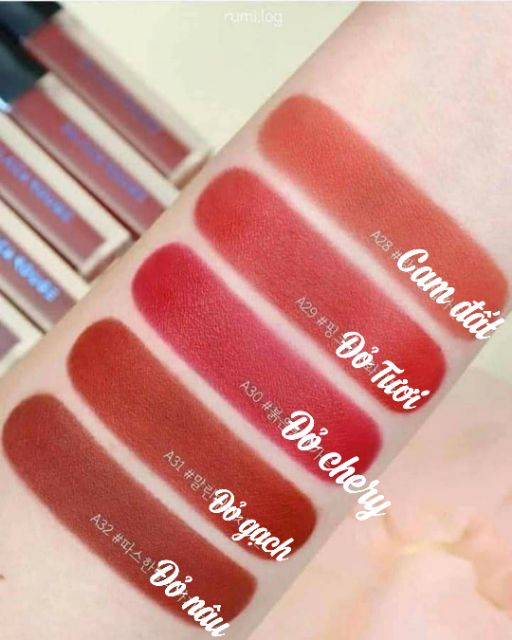 Son Black Rouge Ver6 Nắp Xanh Mới Nhất