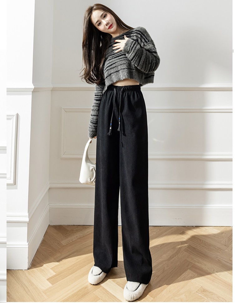 Quần ống rộng NỈ NHUNG TĂM dày đẹp ấm áp, có size đại bigsize 102KG, kiểu dáng hot trend năm nay, unisex, chưa từng làm ai thất vọng