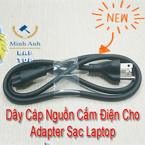 Dây nguồn sạc laptop 3 chấu 220v