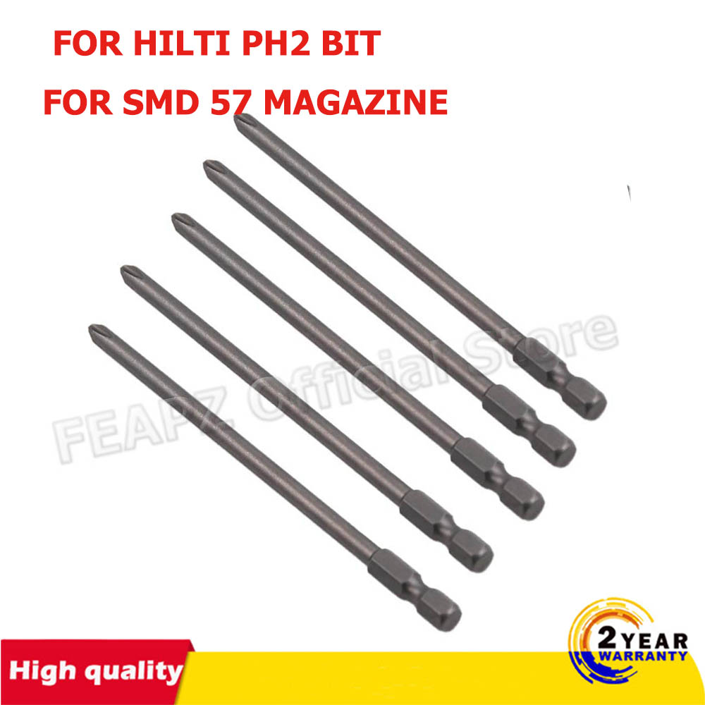 Cho hilti ph2 bit cho smd 57 tạp chí 116mm × 5 cho smd 57 tạp chí từ chéo đầu tuốc nơ vít điện bit vít bu lông để