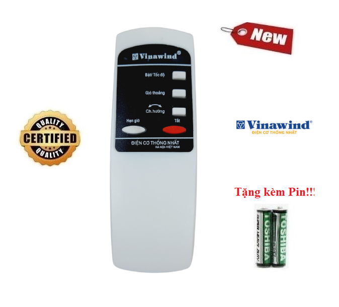 Điều khiển quạt Vinawind các dòng quạt cây treo tường QT400X QD- Hàng tốt