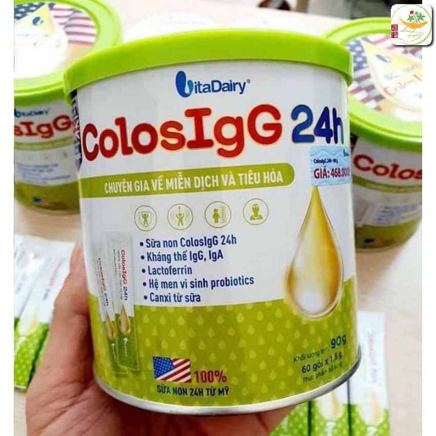 Sữa non ColosIgG 24h 90G ( 60 gói x 1.5g ) Thaochihanghan - MixASale