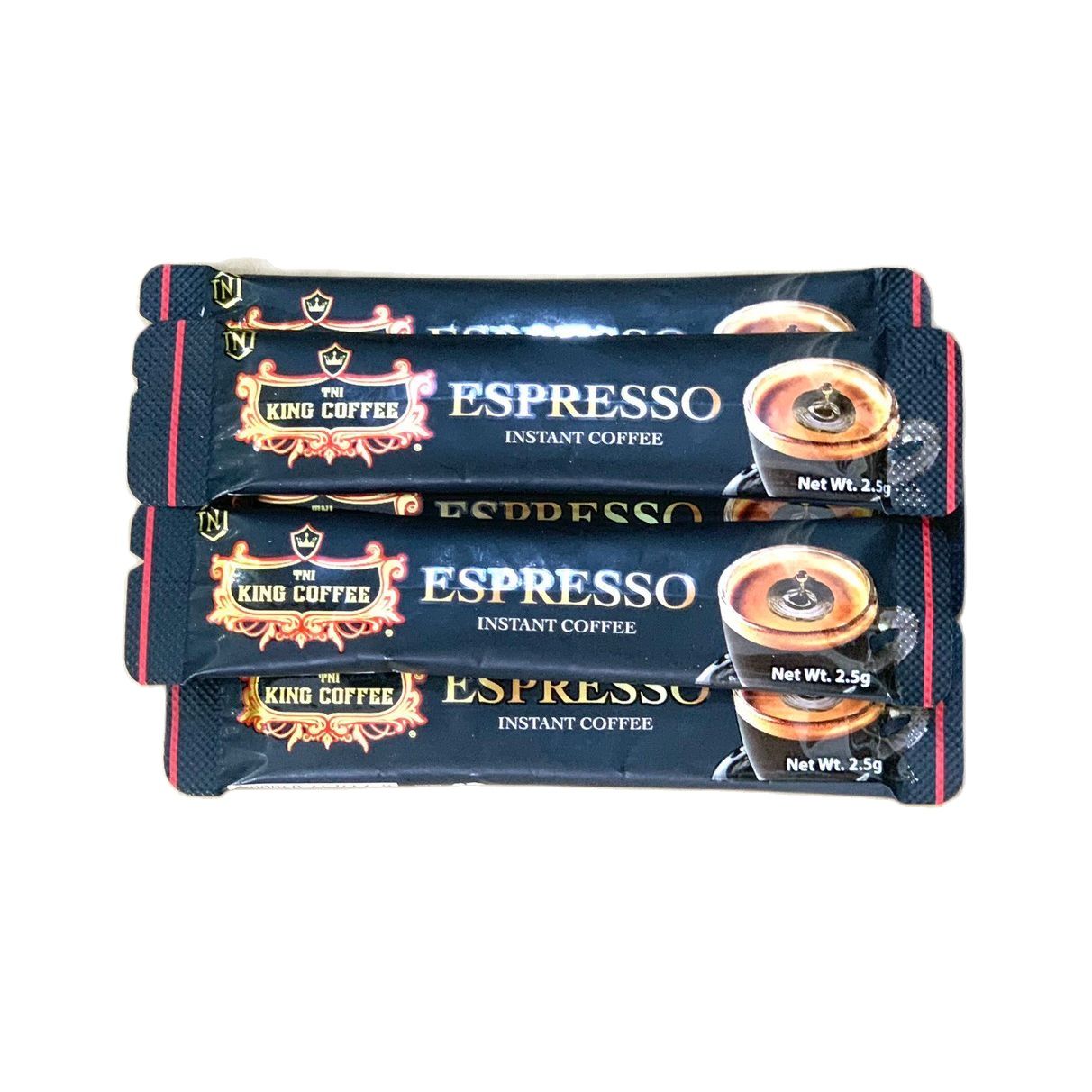 ( 05 Gói Nhỏ) Cà phê ĐEN Espresso King Coffee( Không Đường Sữa) - Mỗi gói 2.5gam