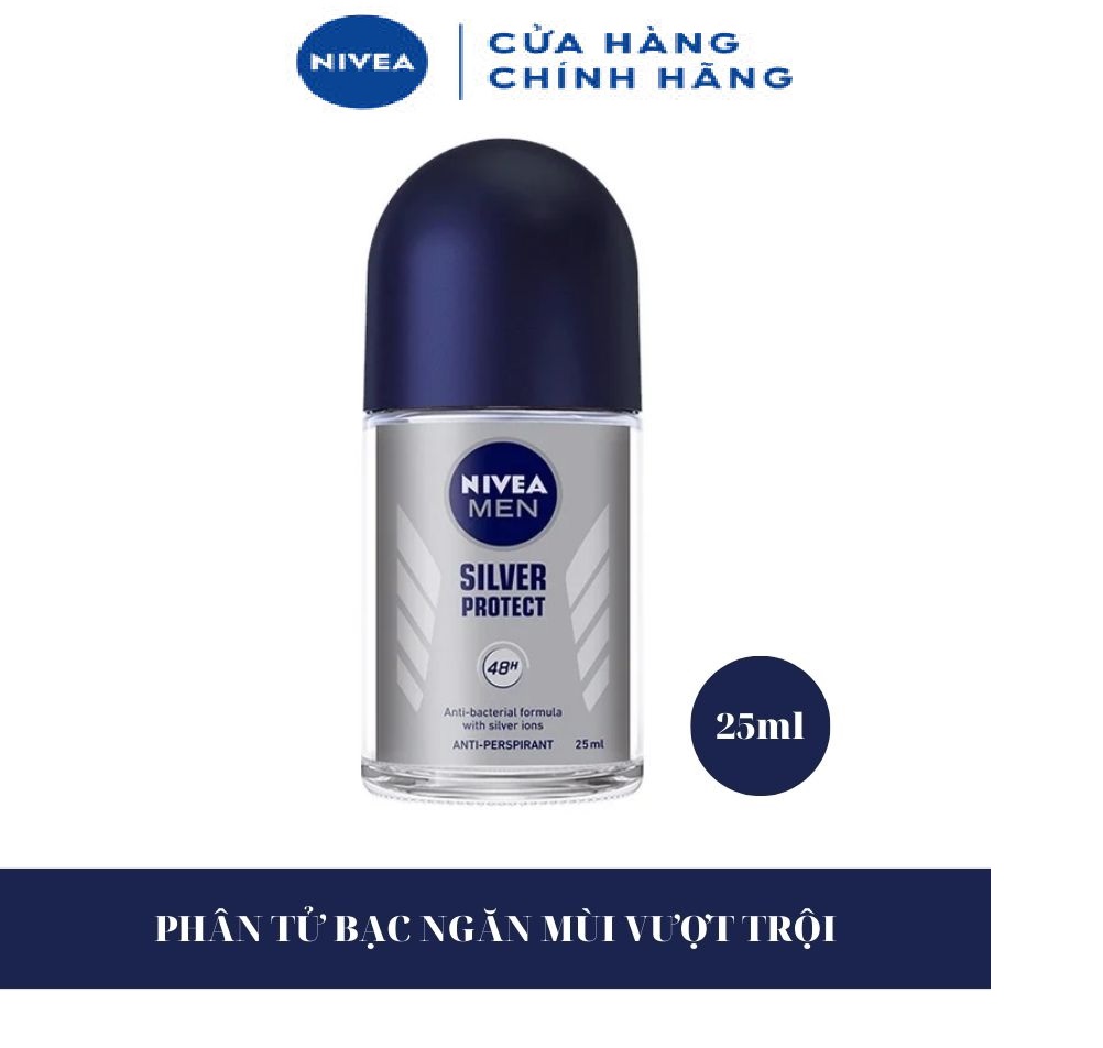 Nivea Men Silver Molecular Deodorant Roll-On (50 ml)