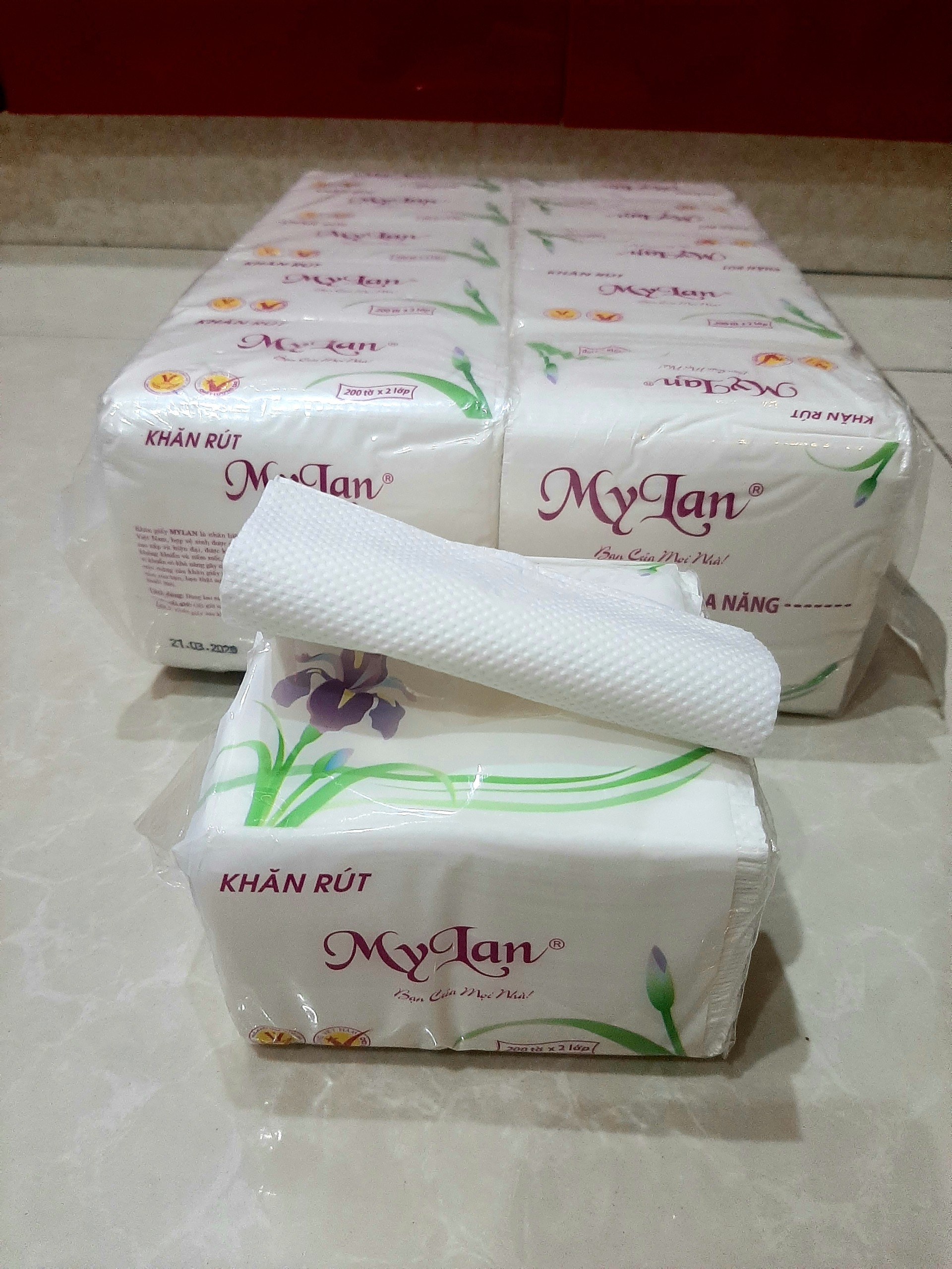 10 bịch khăn rút mỹ lan chất lượng cao
