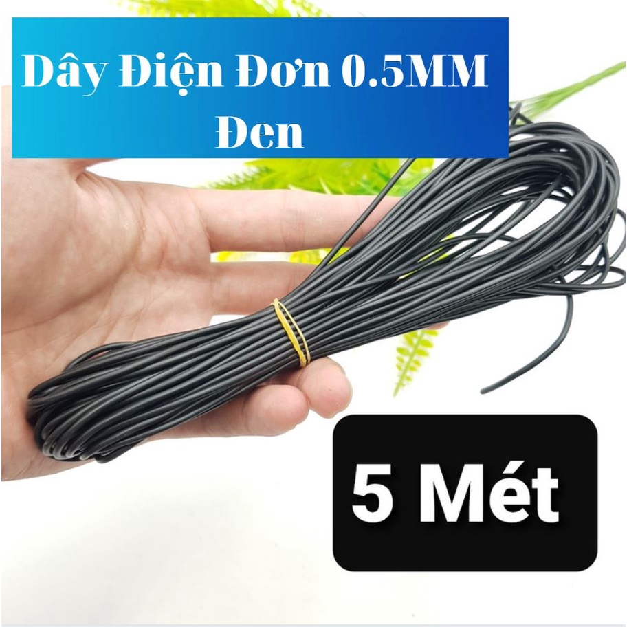 Dây điện xịn lõi đồng 0.5mm đủ các màu