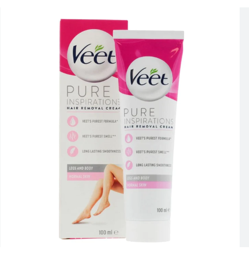 8/2026 - Kem Tẩy Lông VEET Pháp 100ML Cho Da Thường (Màu Hồng)