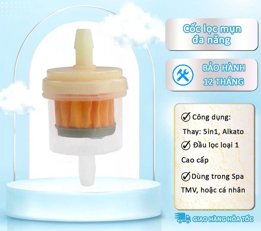 Đầu lọc mụn thay thế cho máy hút mụn, máy đa năng 5in1.