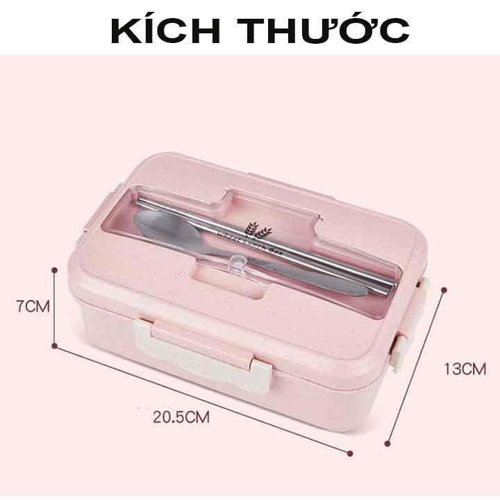 Hộp 3 ngăn đựng cơm tiện lợi