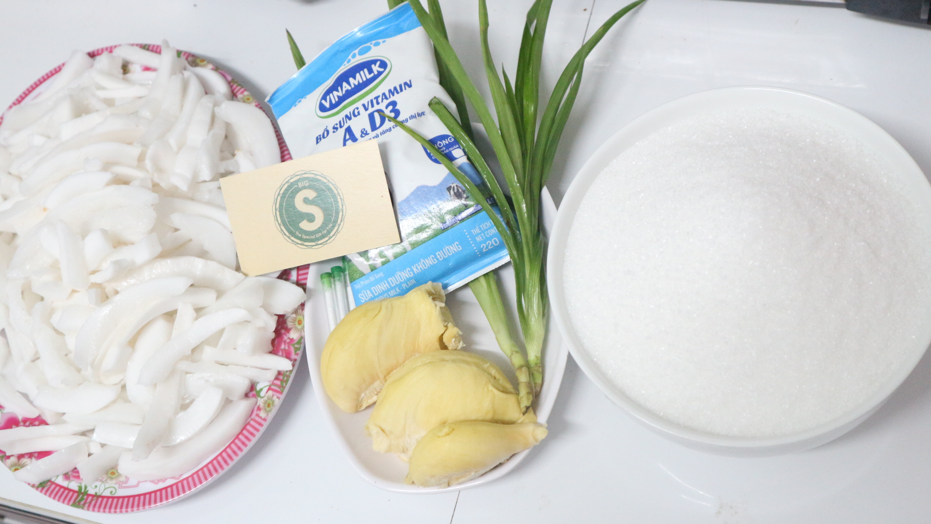 Mứt dừa Sáp Sầu Riêng 200gram- freeship 15k