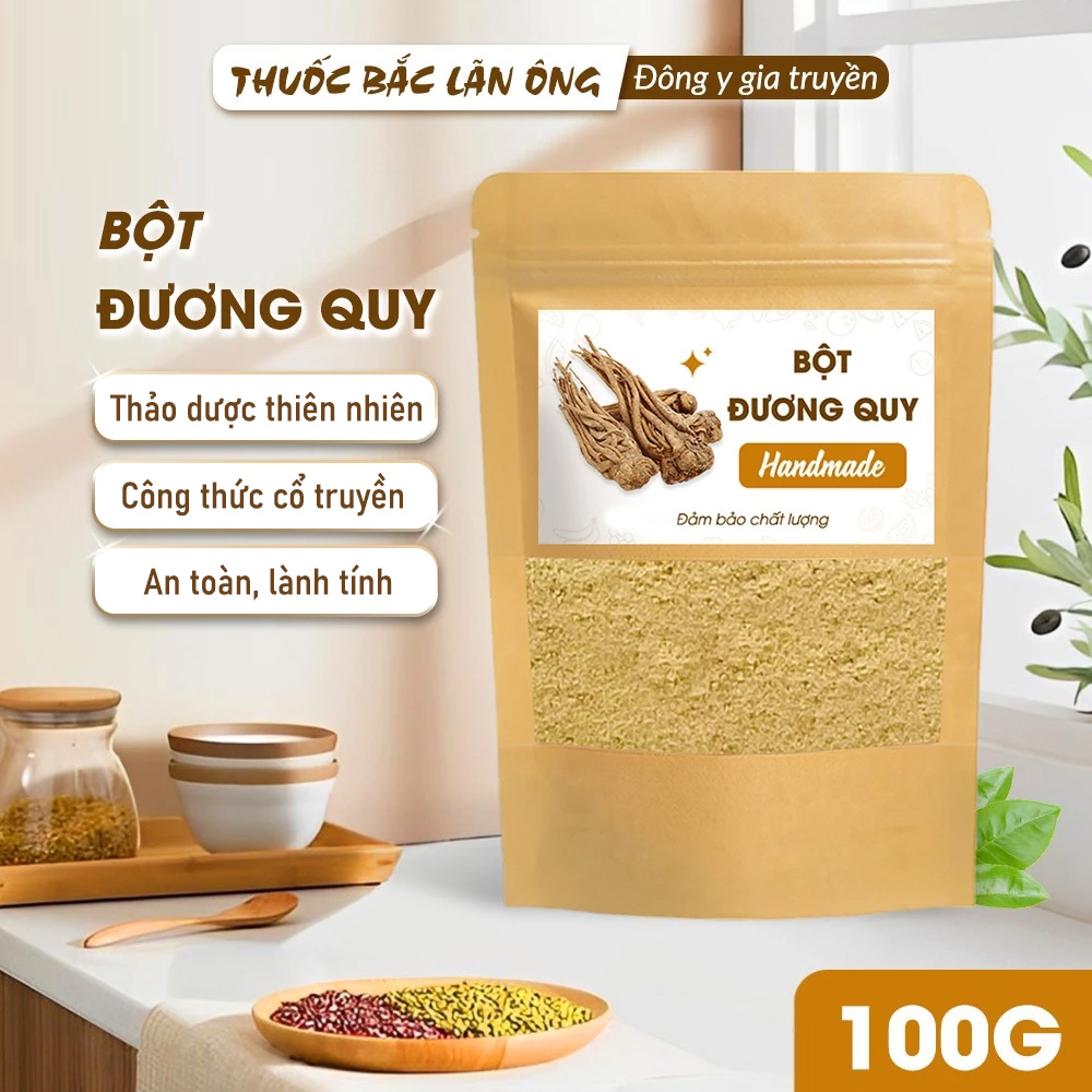 Bột đương quy 100g (Bột sâm đương quy nguyên chất nghiền mịn)