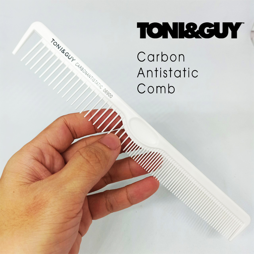 Lược Cắt Tóc Toni and Guy Carbon Trắng 06900