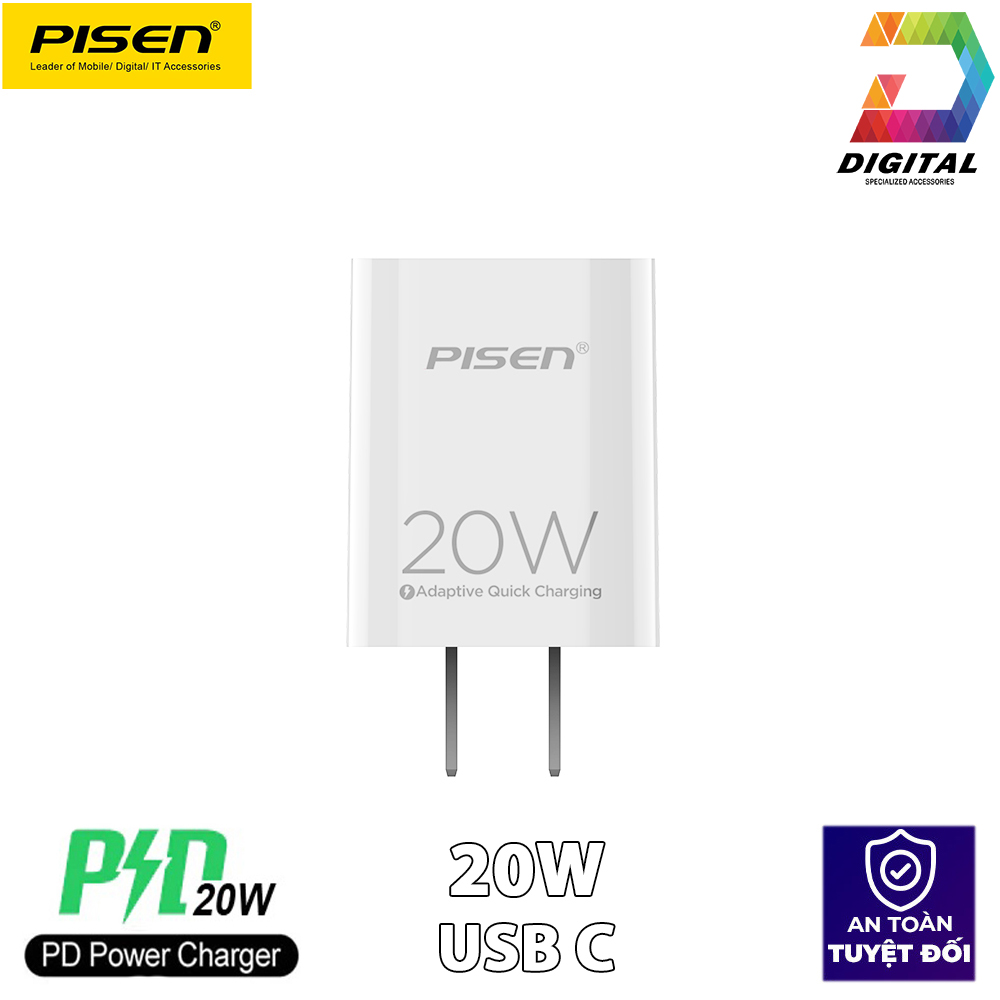 Genuine pisen pd 20w fast charger