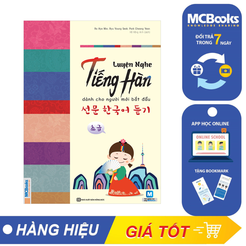 Sách - Luyện nghe tiếng Hàn cho người mới bắt đầu - McBooks
