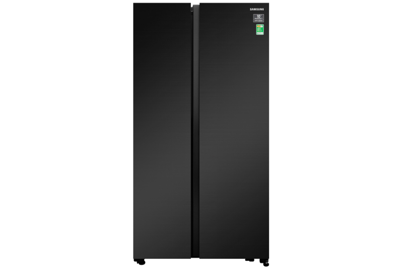 Tủ lạnh Samsung Inverter 647 lít RS62R5001B4/SV - Inverter tiết kiệm điện, Ngăn đá lớn, Chuông báo cửa mở. Công nghệ làm lạnh vòm. Bộ lọc khử mùi than hoạt tính.