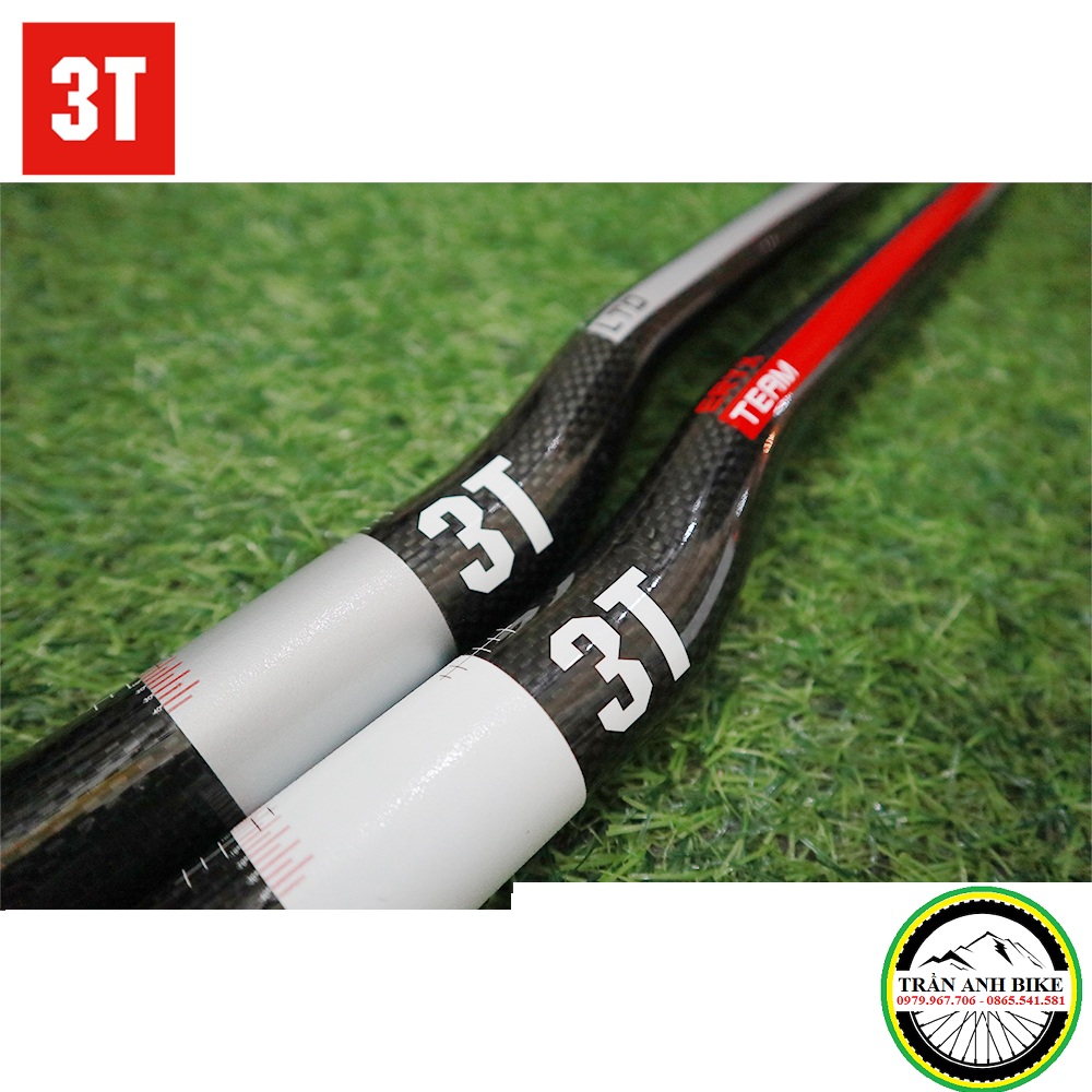 Ghi Đông Ngang Carbon xe đạp 3T 31.8x660mm