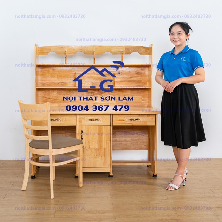 BÀN HỌC SINH GỖ THÔNG ĐÔI BỀN - ĐẸP