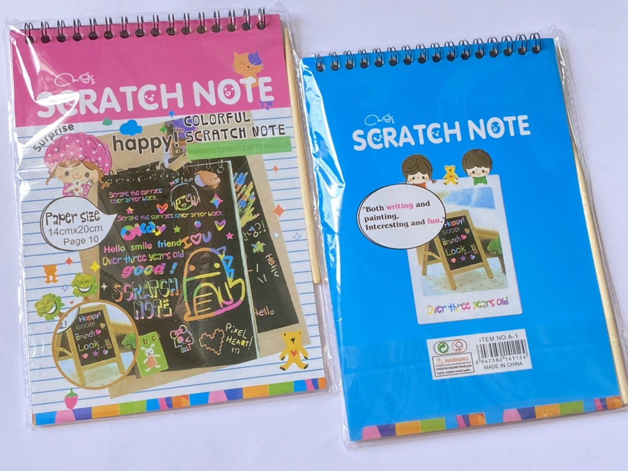 [HCM]Sổ Scratch Note – Sổ Than Ma Thuật Cầu Vồng A6