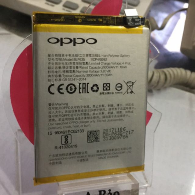 Pin oppo r11 pin zin mới 100% có bảo hành