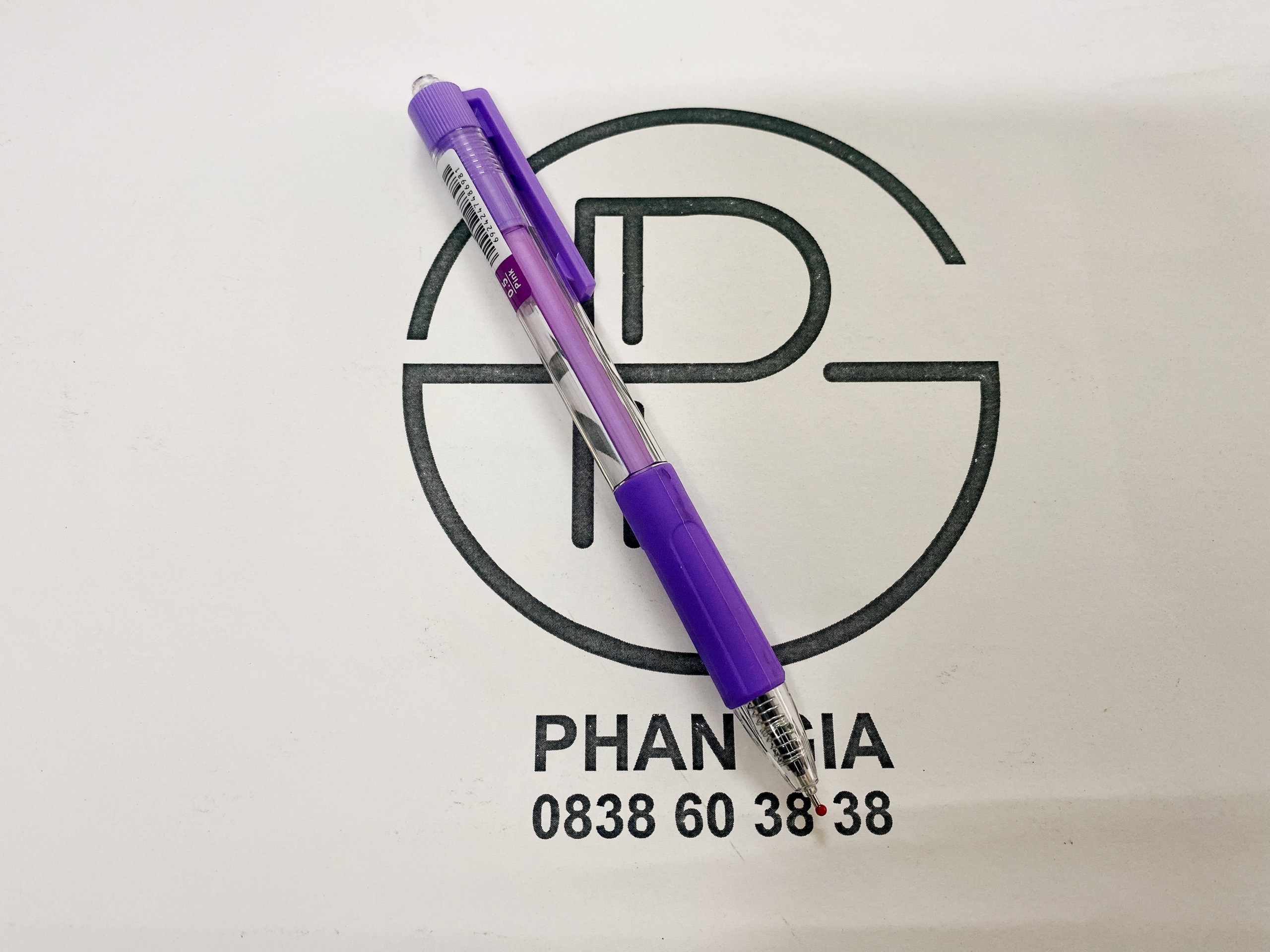 Bút Gel Dạng Bấm CHOSCH CS-8689 (Mực Tím)