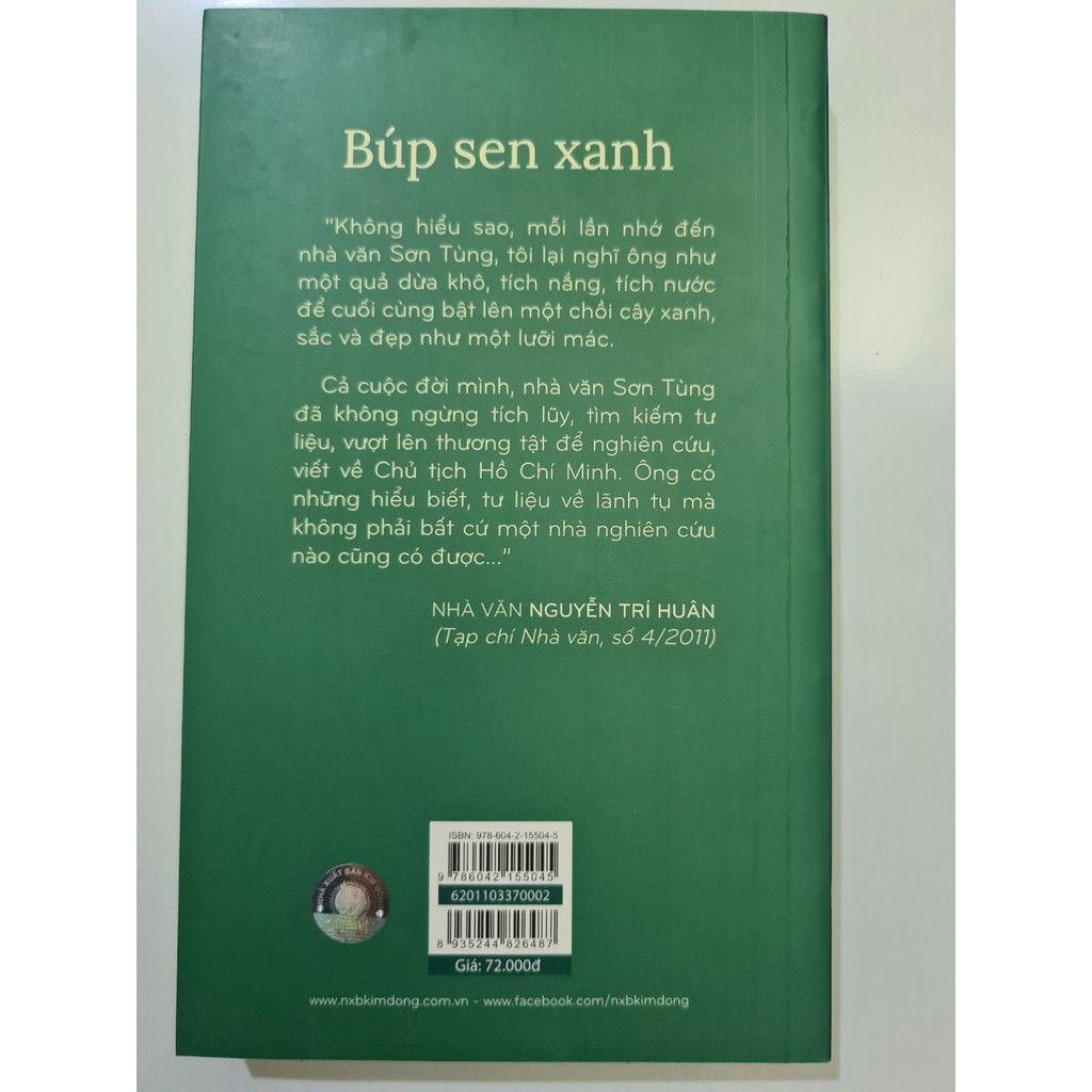 [ Sách Chính Hãng ] Sách - Búp Sen Xanh ( Sơn Tùng ) - NTbooks