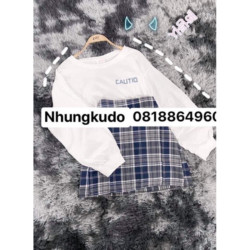 Set áo thun và chân váy (kèm ảnh thật)