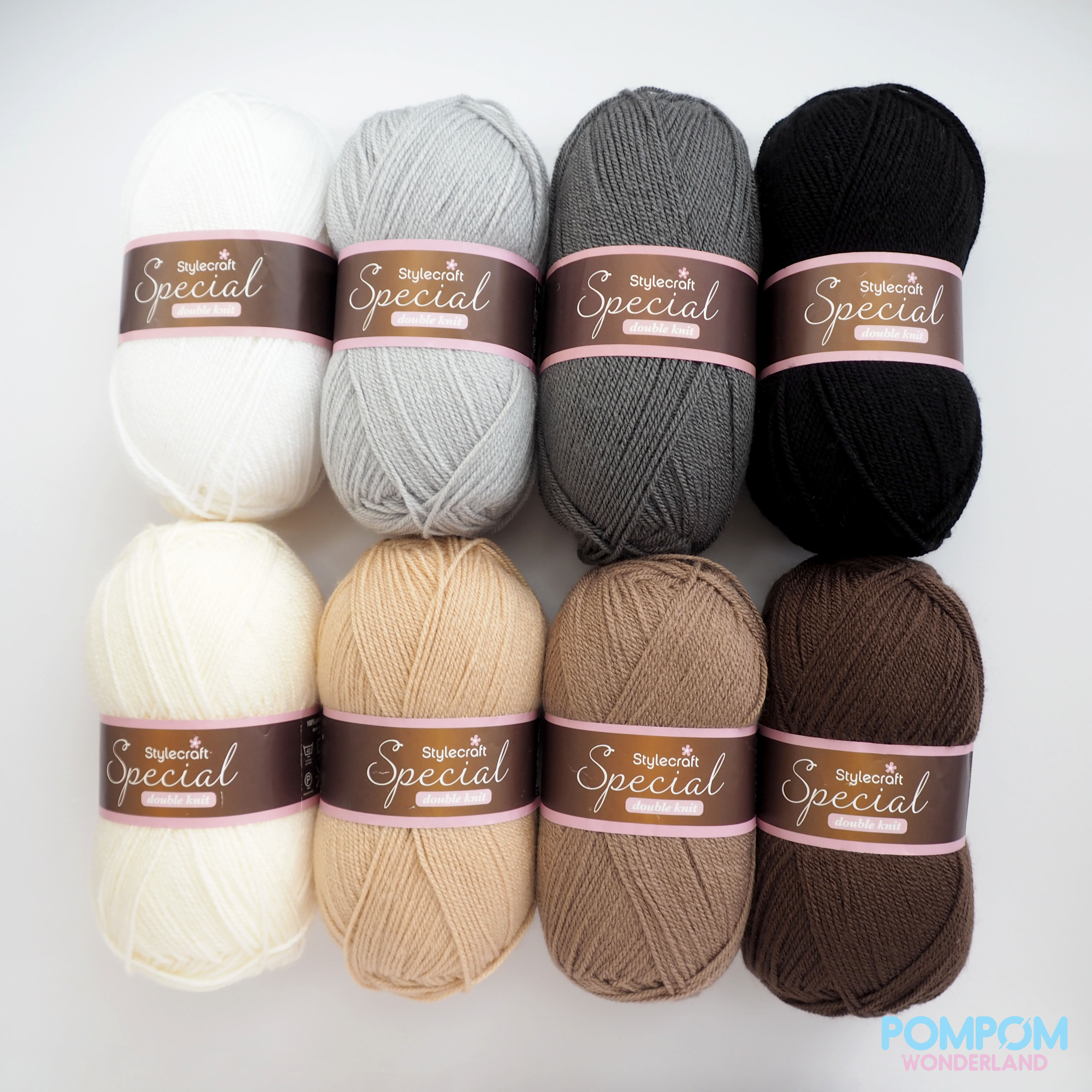 Len sợi Acrylic Stylecraft Special DK (Tông màu đất)