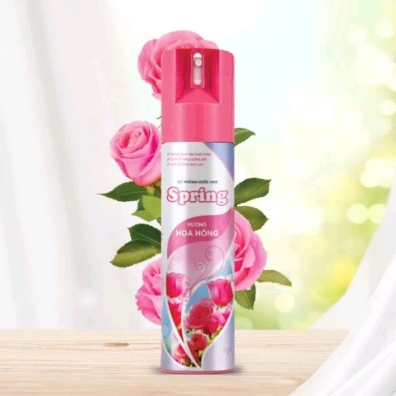 XỊT PHÒNG NƯỚC HOA SPRING THƠM LÂU ( 5 MÙI HƯƠNG)
