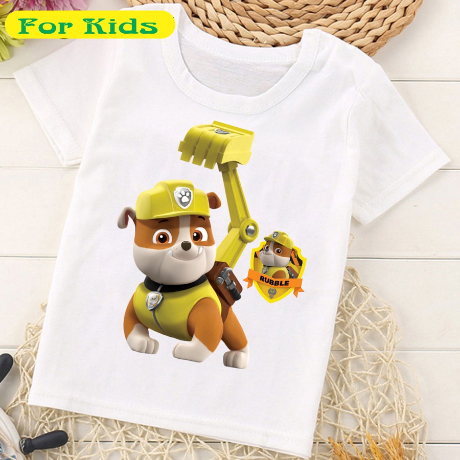 [ Đủ Size ] Áo thun đội chó cứu hộ - Paw Patrol tay ngắn cho bé ( HÌNH THẬT )