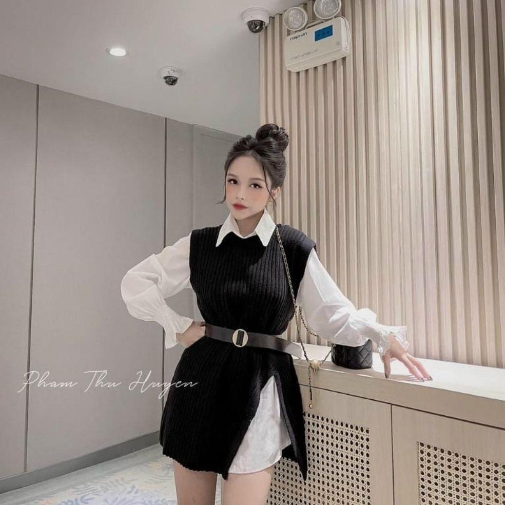 Sự kết hợp hoàn hảo,sét áo gân đũa sét nách kèm áo sơ mi form 50kg