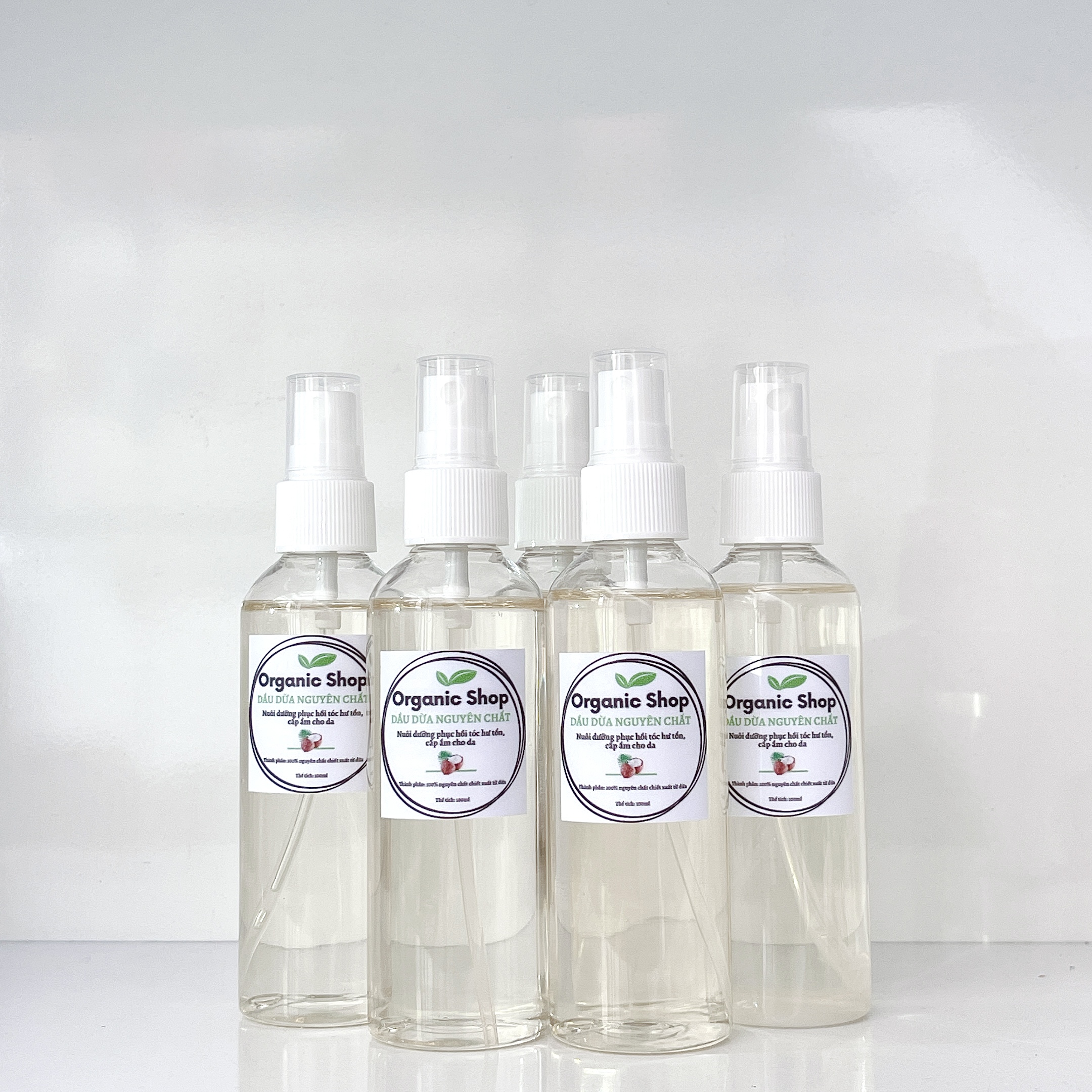 Dầu Dừa Ép Nóng Nguyên Chất Chai 50ml (100% Organic)