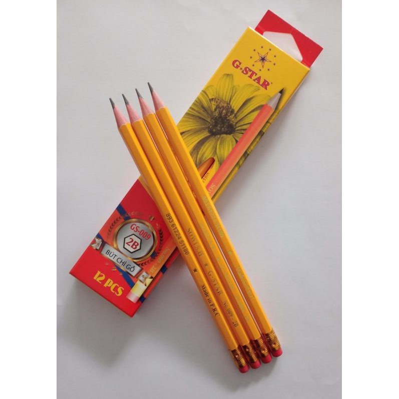 Combo 1 hộp Bút chì 3B G-Star - GS009