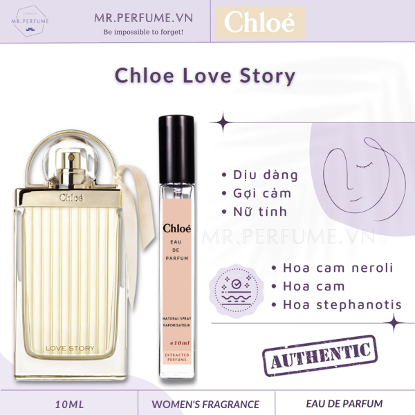 [Chiết 10ml] Nước hoa nữ Chloe Love Story EDP- Chloe