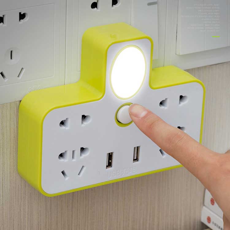 Ổ Cắm Điện - Ổ Điện Đa Năng Loại Xịn Có Cổng Gắn USB Sạc Điện Thoại Kiêm Đèn Ngủ Cực Đẹp