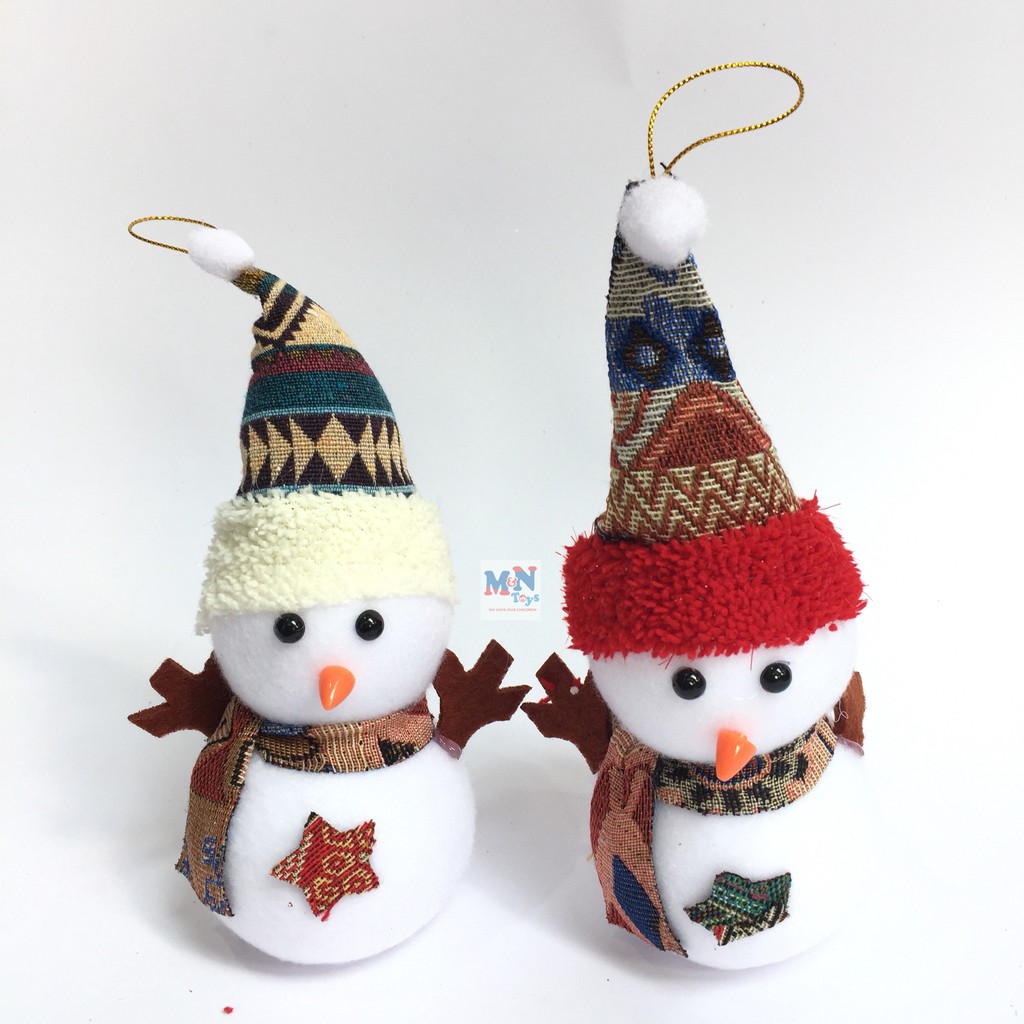 Người tuyết cao 19cm trang trí Giáng sinh - Noel