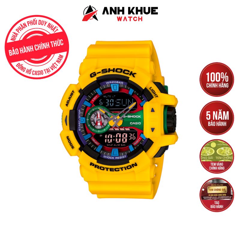 Đồng hồ casio g-shock nam dây nhựa ga-400