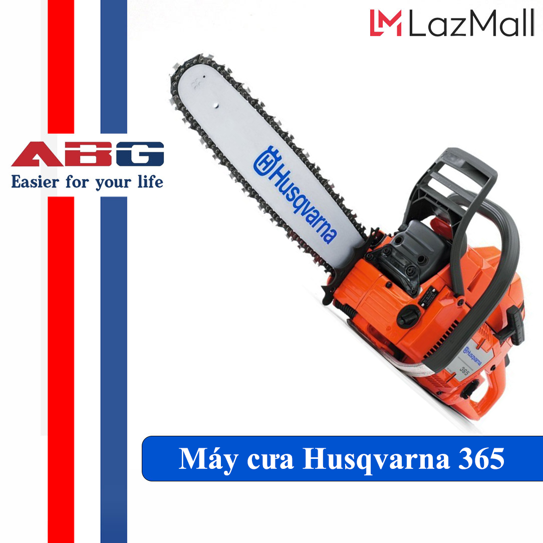 Máy cưa xích abg husqvarna 365 tiết kiệm xăng, máy bền và khỏe, giảm mài mòn - hàng chính hãng