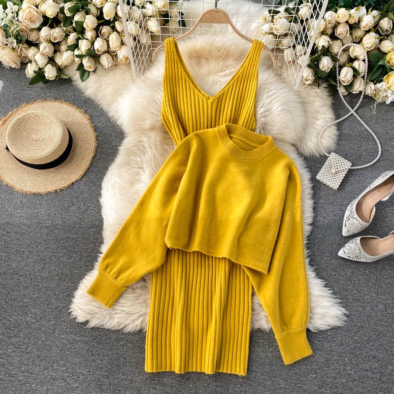 Set Len Váy Body + Áo Quảng Châu Cao Cấp
