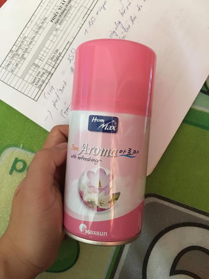 Nước thơm xịt phòng Hàn Quốc- Aroma Hommax