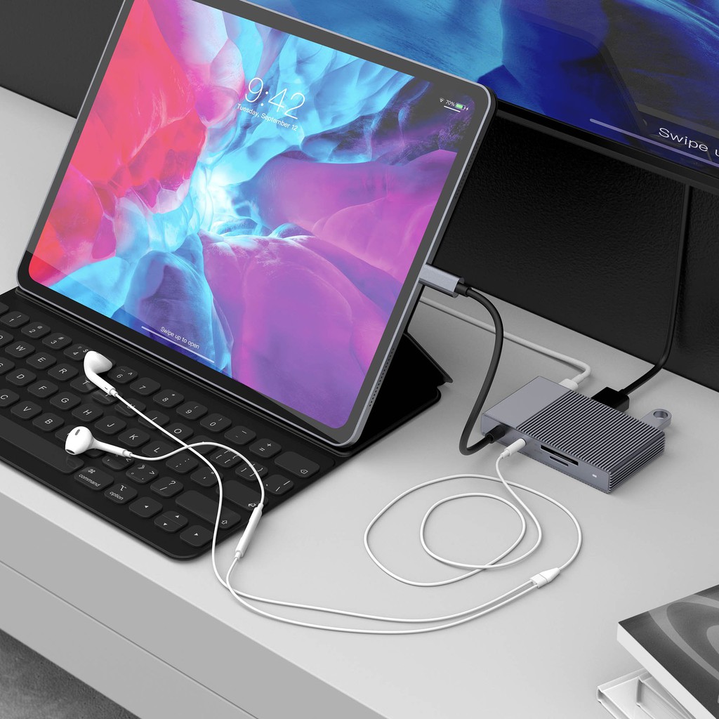 Hub HyperDrive Gen 2 6IN1 Cổng Chuyển Type C Dành Cho Macook/iPad Pro/PC/Devices - G206
